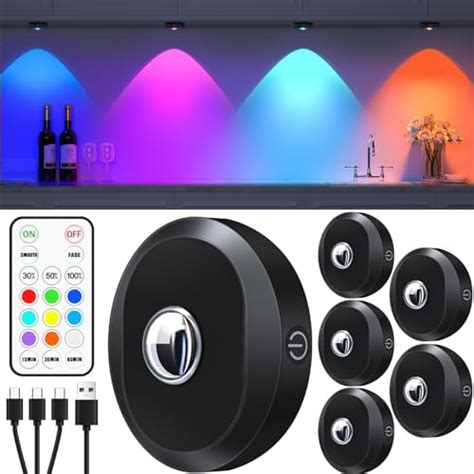 rechargeable led puck lights